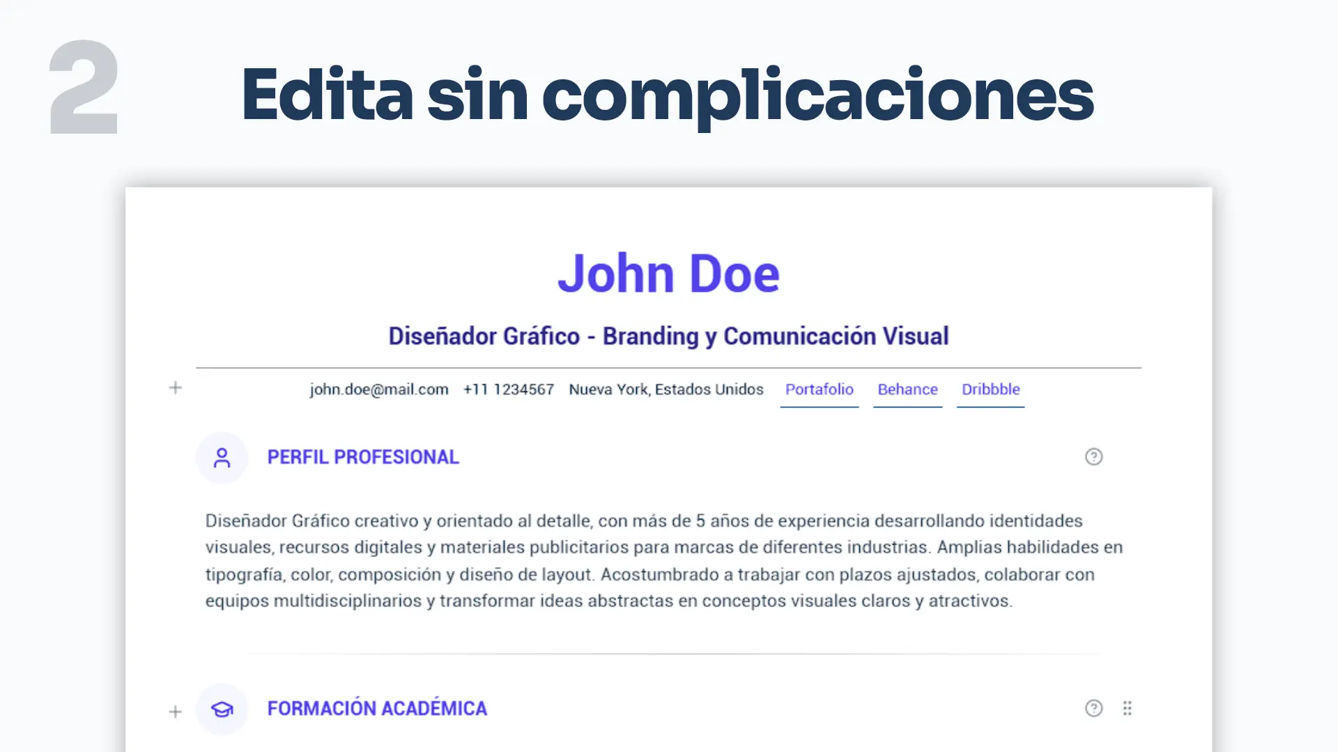 Análisis con CV Score